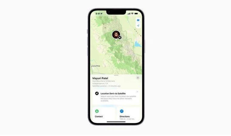 河间苹果14维修分享iPhone14系列中 FindMy功能通过卫星分享位置方法教程 