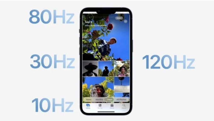 河间苹果14维修分享iPhone 14有高刷吗 