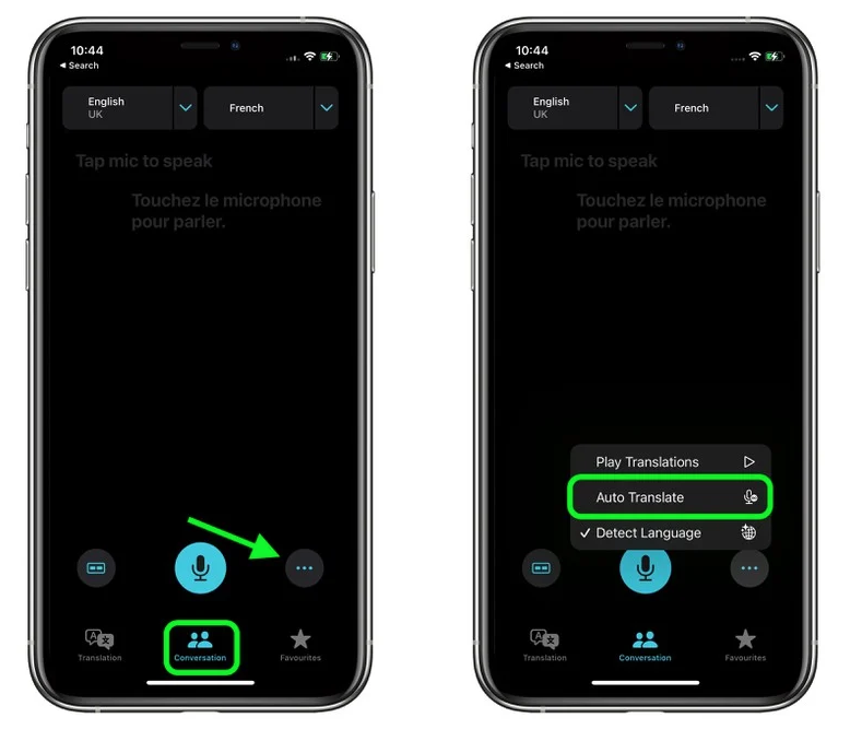 河间苹果手机维修分享iOS 15 “翻译” App 新改进 